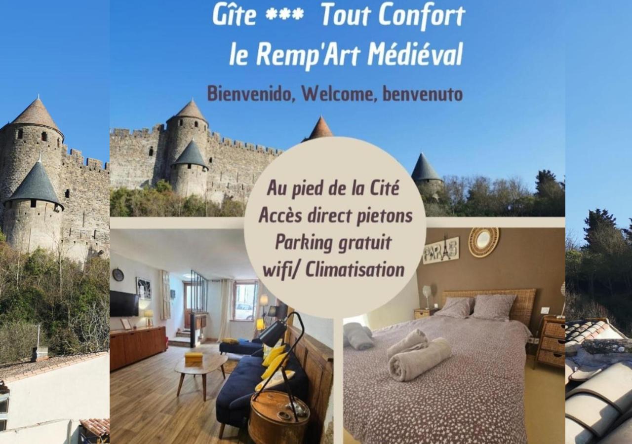 Cite Medievale- Le Remp'art - Confort - Acces Direct Pietons - Parking Gratuit Carcassonne